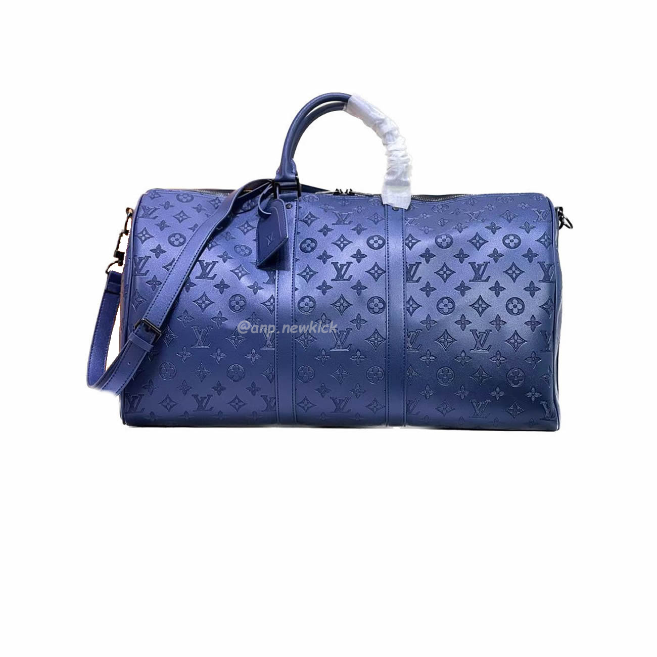 Louis Vuitton Keepall Bandouliere Monogram 50 Navy Duffel Bag (64) - newkick.app